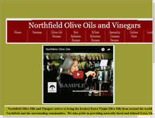 Tablet Screenshot of northfieldoliveoilsandvinegars.com